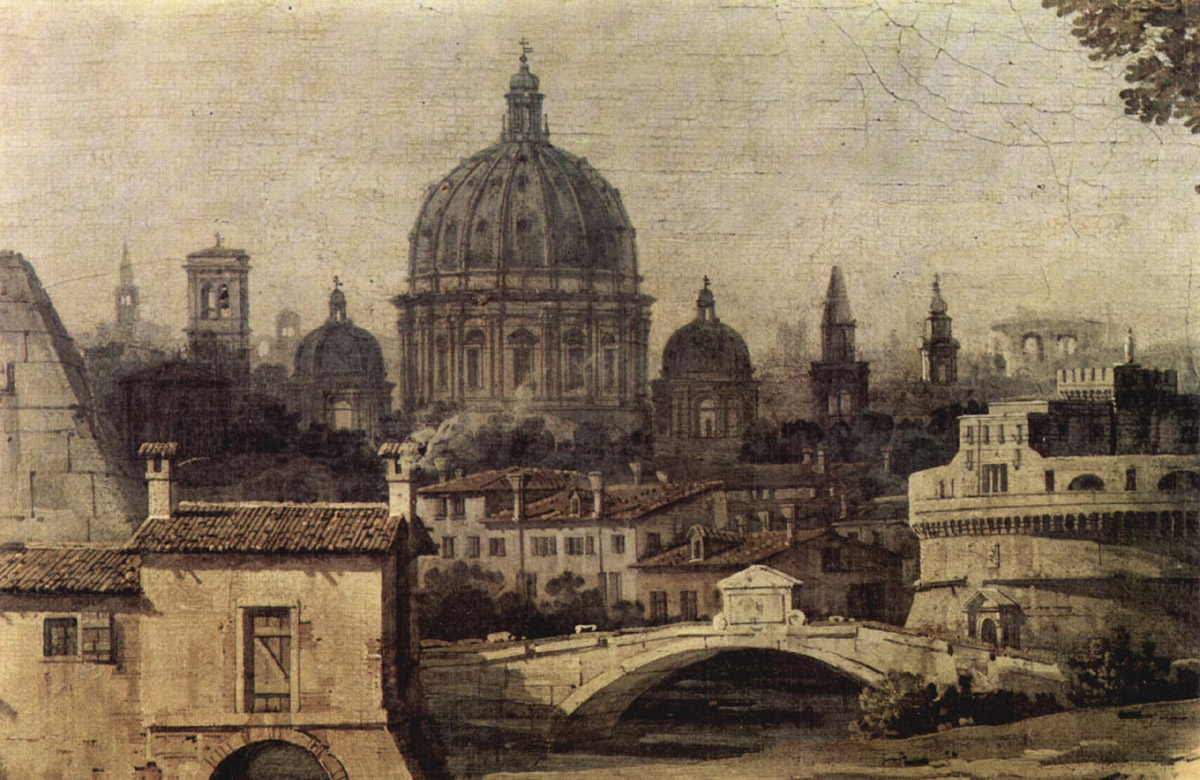 Canaletto, Vision fantaisiste de Rome